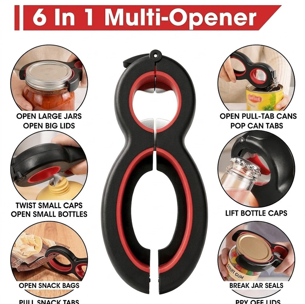 Multifunction Jar Opener Set